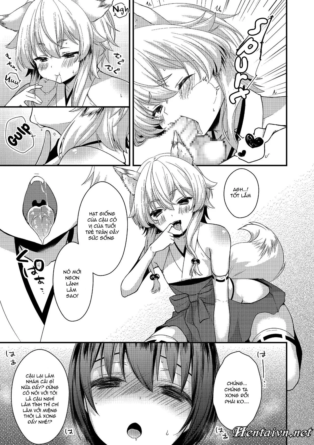 HentaiVN.net - Ảnh 8 - Okitsune-sama ni Yokubari Kigan - Chap 1