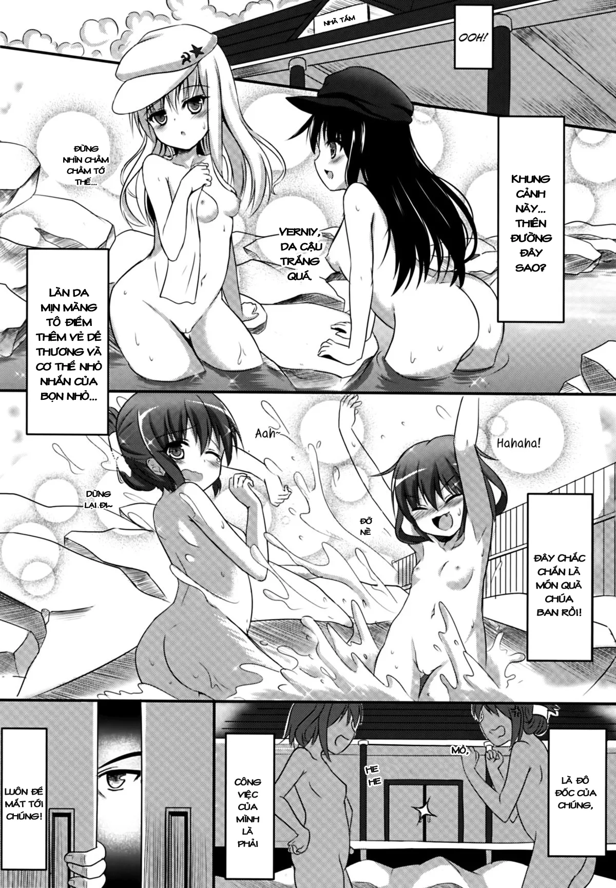 HentaiVN.net - Ảnh 4 - Dai Roku Kuchiku Onsen Yokujou (Kancolle) [第六駆逐温泉欲場] - Chap 1