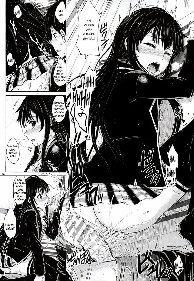 HentaiVN.net - Ảnh 10 - Sanrenkyuu Wa Asa Made Nama Yukinon. (Yahari Ore No Seishun Love Come Wa Machigatteiru) - Chap 1