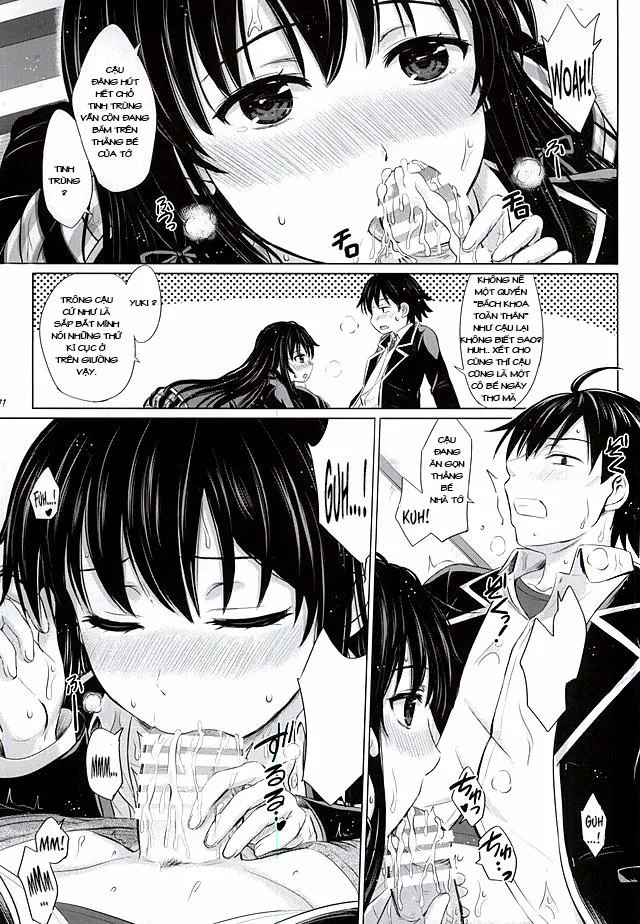 HentaiVN.net - Ảnh 11 - Sanrenkyuu Wa Asa Made Nama Yukinon. (Yahari Ore No Seishun Love Come Wa Machigatteiru) - Chap 1