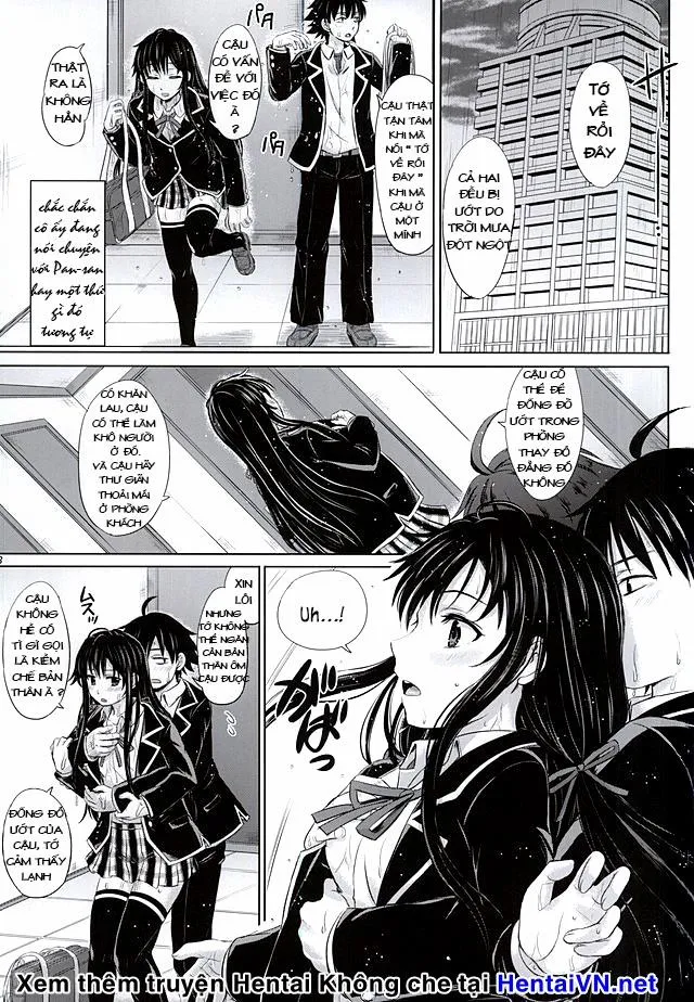 HentaiVN.net - Ảnh 3 - Sanrenkyuu Wa Asa Made Nama Yukinon. (Yahari Ore No Seishun Love Come Wa Machigatteiru) - Chap 1