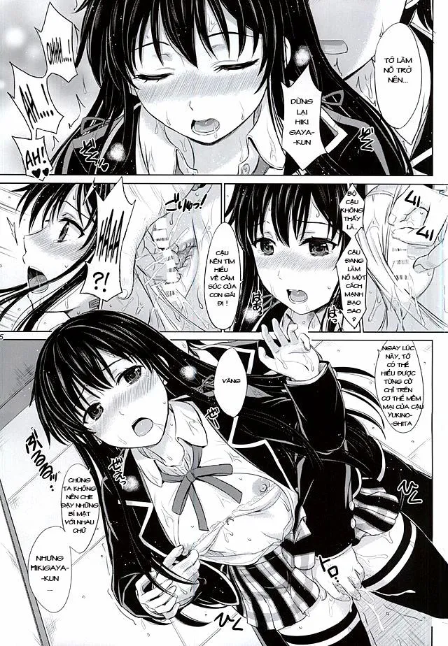 HentaiVN.net - Ảnh 5 - Sanrenkyuu Wa Asa Made Nama Yukinon. (Yahari Ore No Seishun Love Come Wa Machigatteiru) - Chap 1