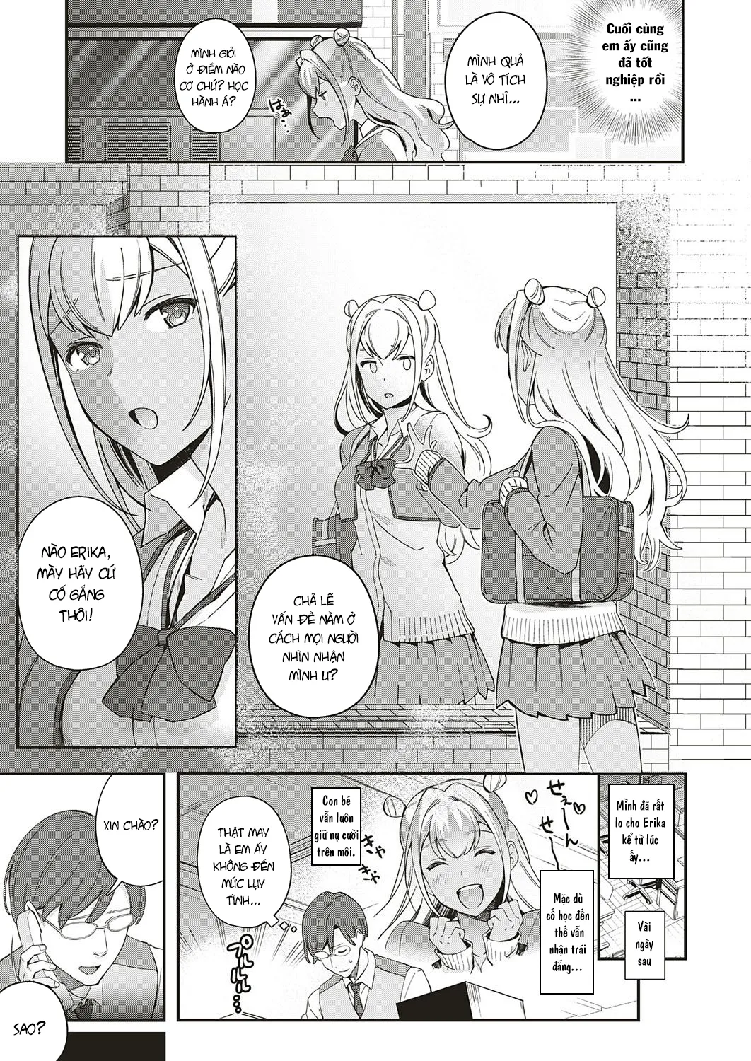 HentaiVN.net - Ảnh 7 - Trao gửi anh cả ngốc nghếch lẫn yêu thương [Koi to Baka to Karasawagi; Make a fuss of Love and Stupidity] - Chap 1