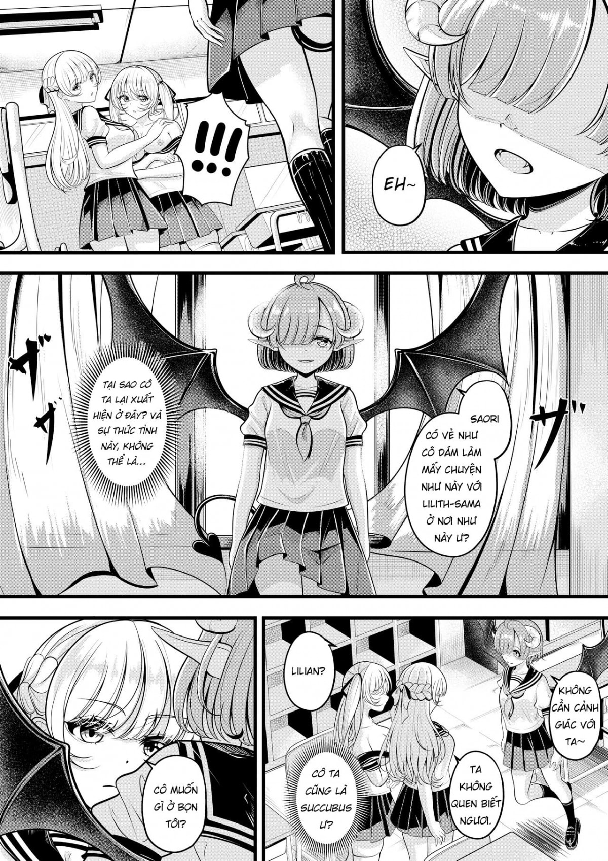 HentaiVN.net - Ảnh 5 - Lilith's Troubles - Saori's Troubles - Chap 1