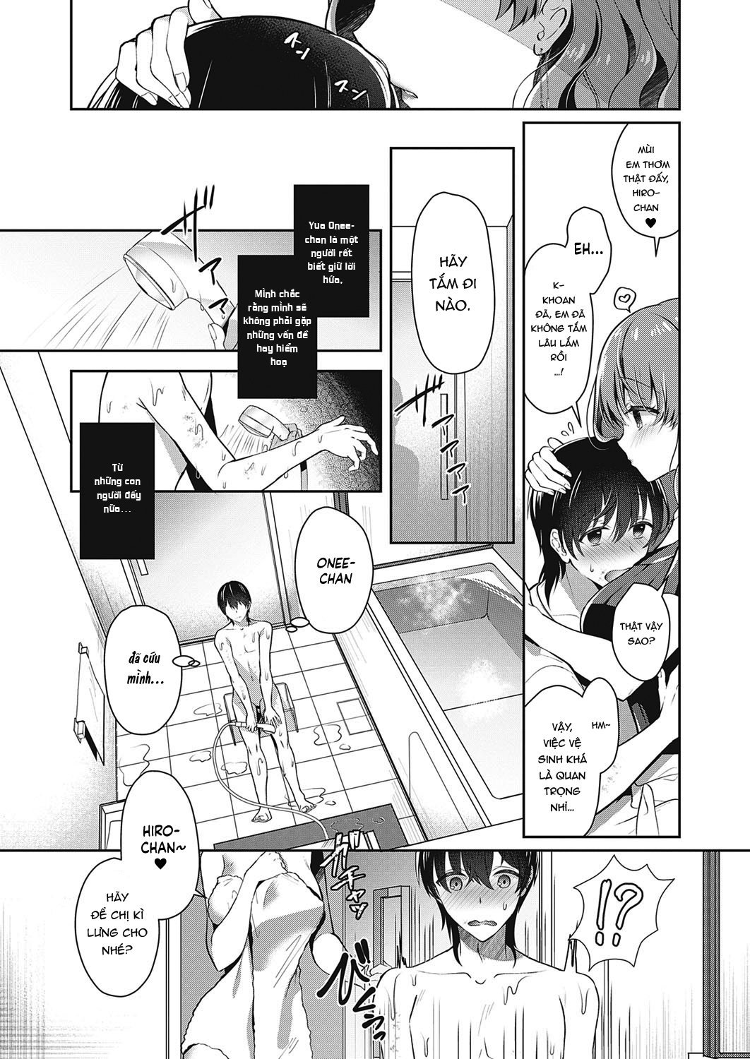 HentaiVN.net - Ảnh 8 - ❤ Cuộc sống khi được Onee-chan dâm đãng chăm sóc nhiệt tình. [Onee-chan no Shiawase Amayakashi Keikaku] - Chap 1