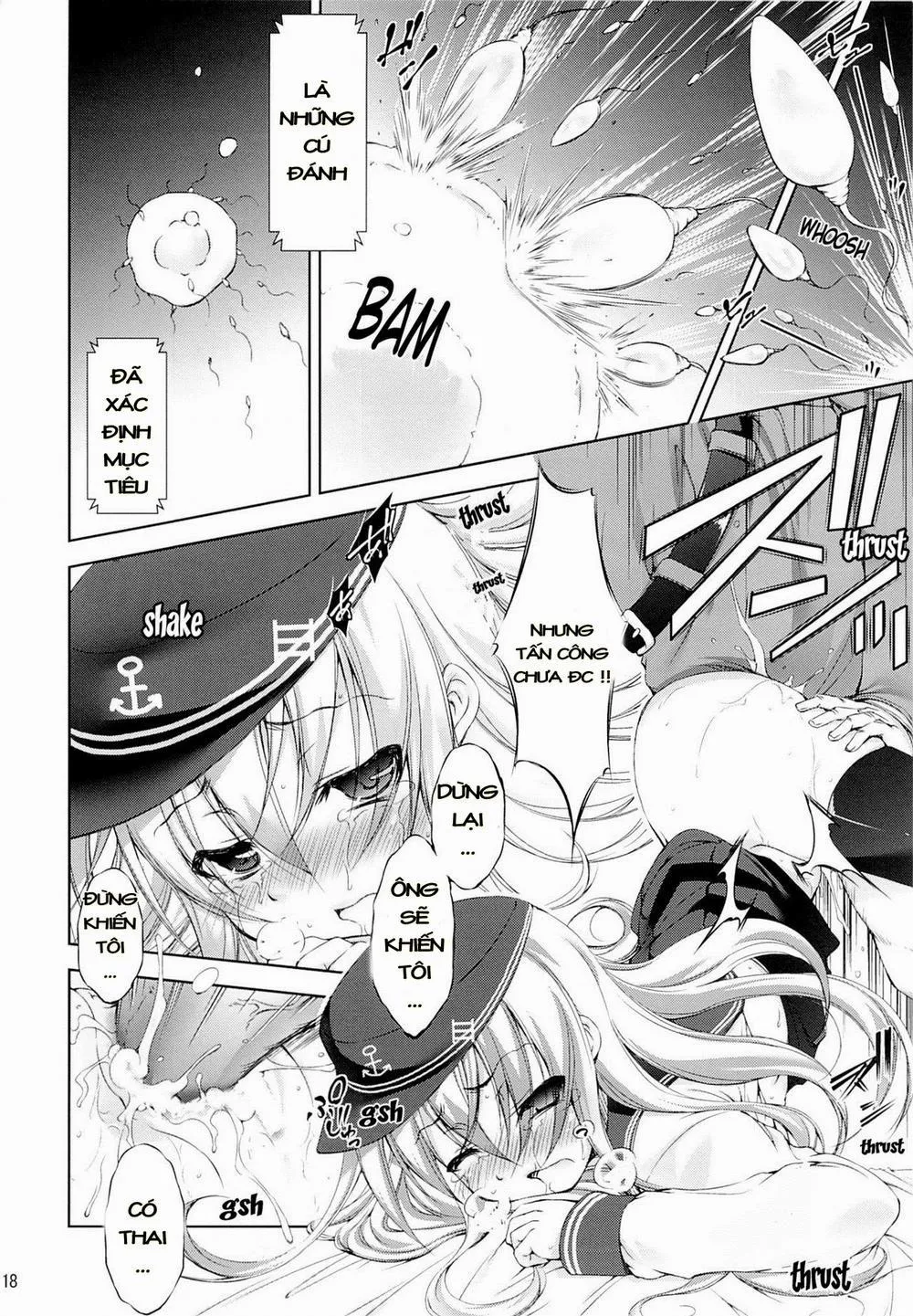 HentaiVN.net - Ảnh 19 - Harasho!! (Kantai Collection) - Chap 1