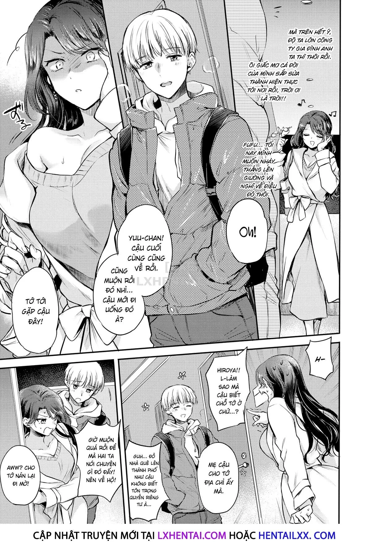 HentaiVN.net - Ảnh 5 - Carnivorous Girl & Puppy Boy [Comic Kairakuten 2021-01] - Chap 1
