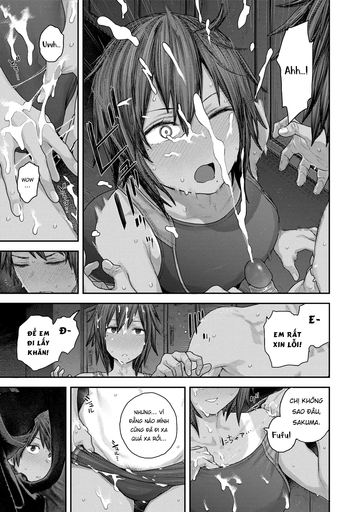 HentaiVN.net - Ảnh 9 - Tình đầu bên hồ bơi - Chap 1