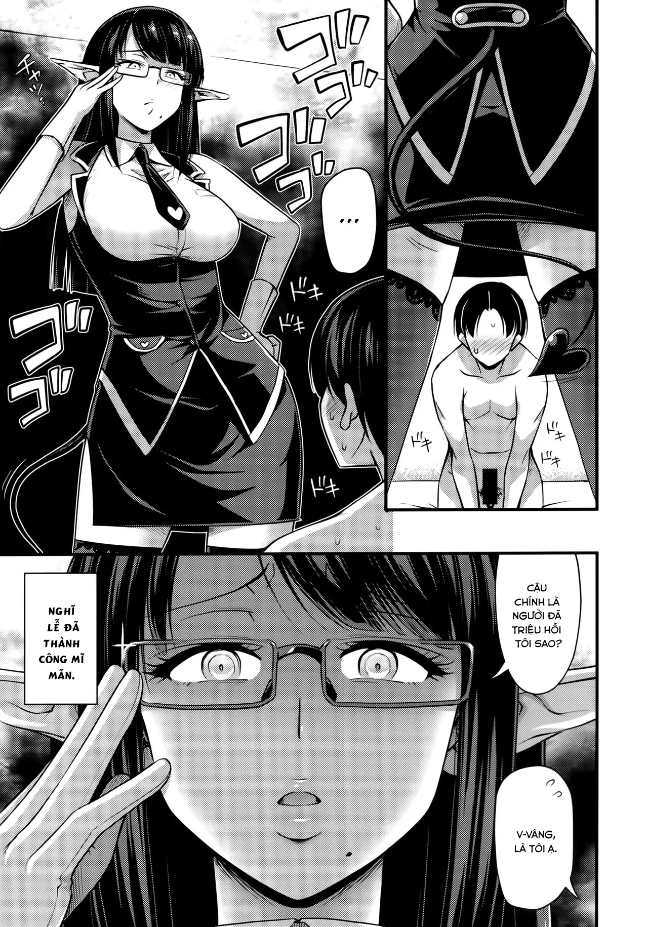 HentaiVN.net - Ảnh 4 - Xin hãy triệu hồi một succubus chuyên nghiệp [Sennin no Succubus o Oyobi Kudasai] - Chap 1