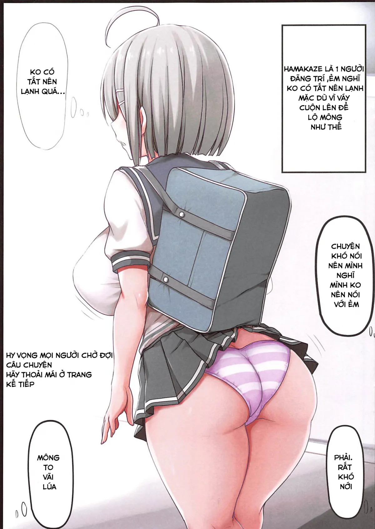 HentaiVN.net - Ảnh 3 - Minna No Hamakaze Esuibatsu [Having S-E-X With Everyone's Hamakaze] - Chap 1