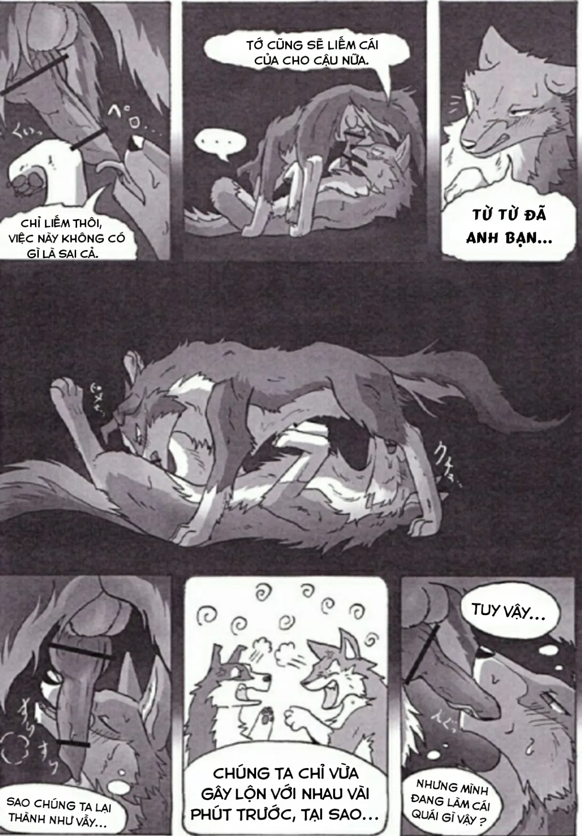 HentaiVN.net - Ảnh 12 - Chuyện về 2 chú chó phá phách [KTQ 15] - Chap 1