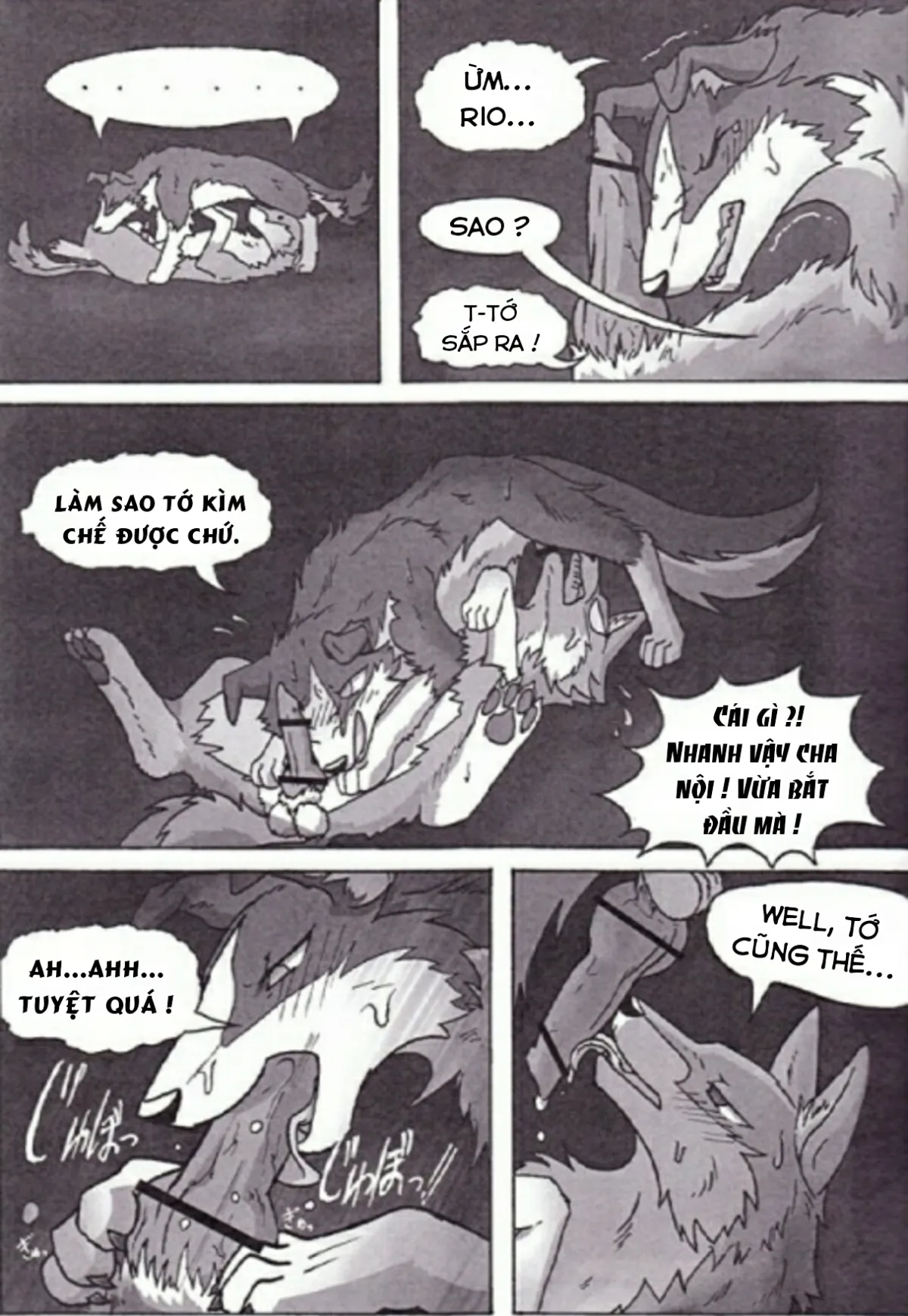 HentaiVN.net - Ảnh 13 - Chuyện về 2 chú chó phá phách [KTQ 15] - Chap 1