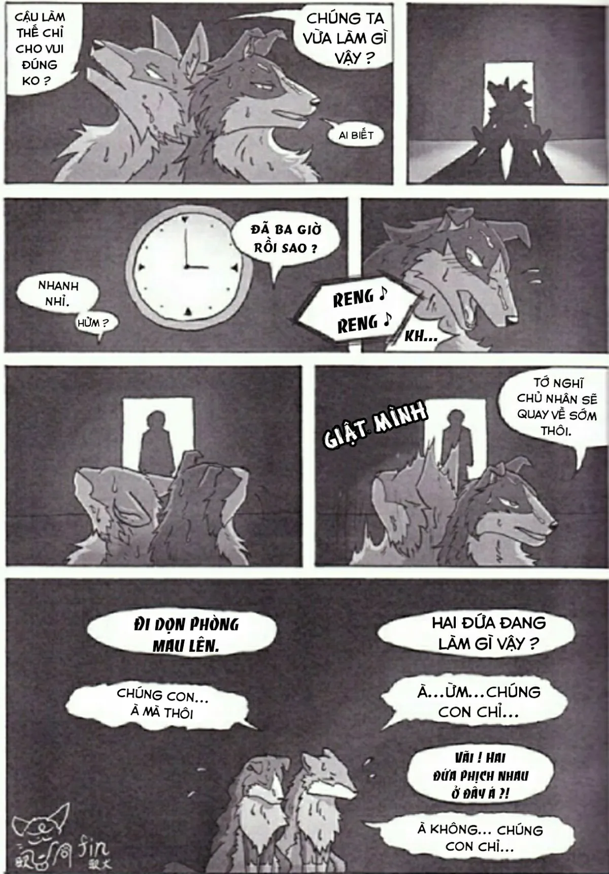 HentaiVN.net - Ảnh 15 - Chuyện về 2 chú chó phá phách [KTQ 15] - Chap 1