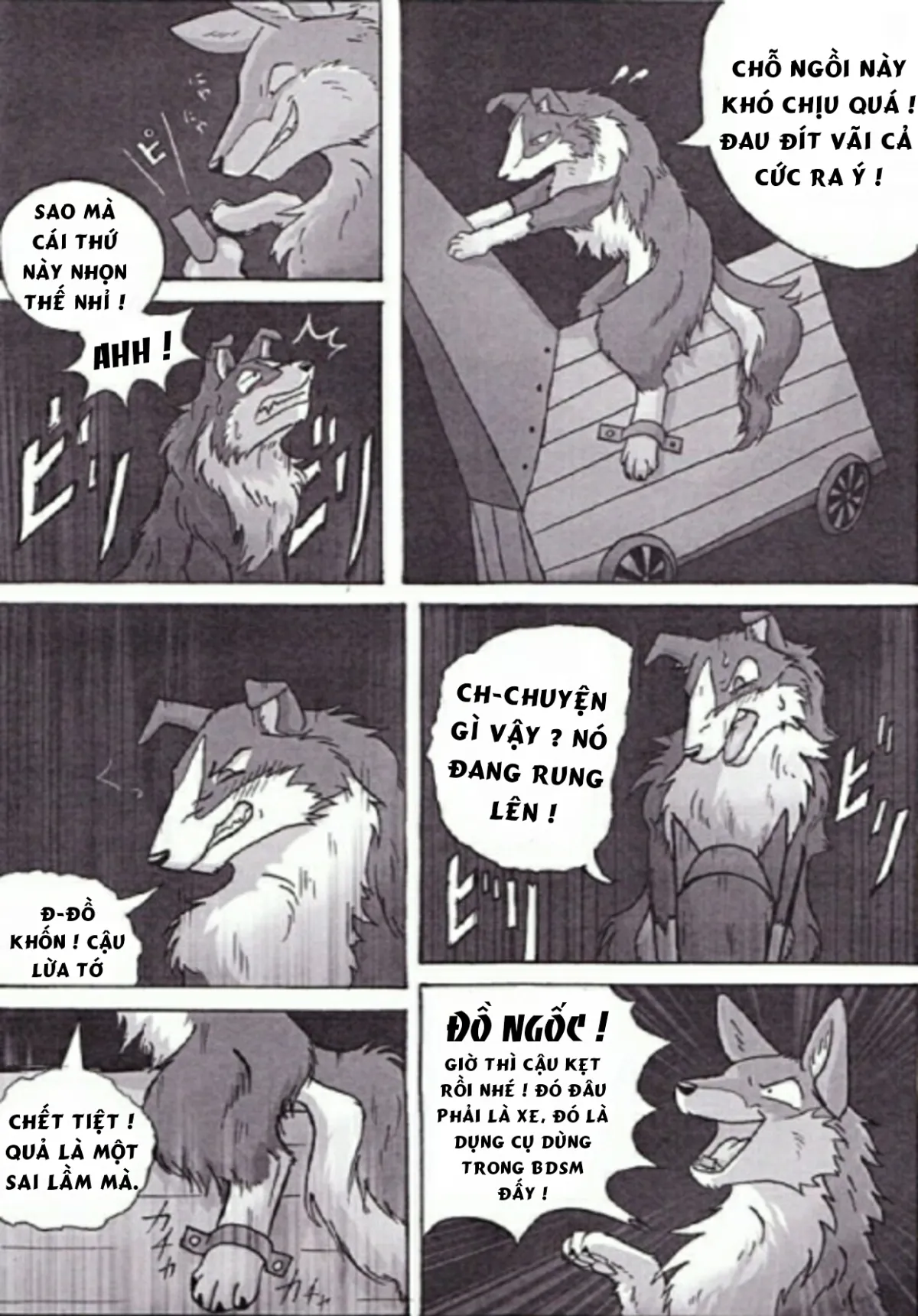 HentaiVN.net - Ảnh 6 - Chuyện về 2 chú chó phá phách [KTQ 15] - Chap 1