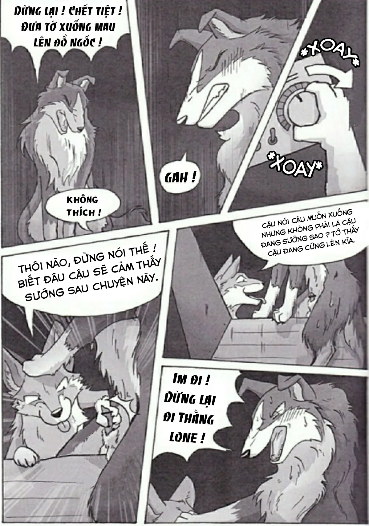 HentaiVN.net - Ảnh 7 - Chuyện về 2 chú chó phá phách [KTQ 15] - Chap 1