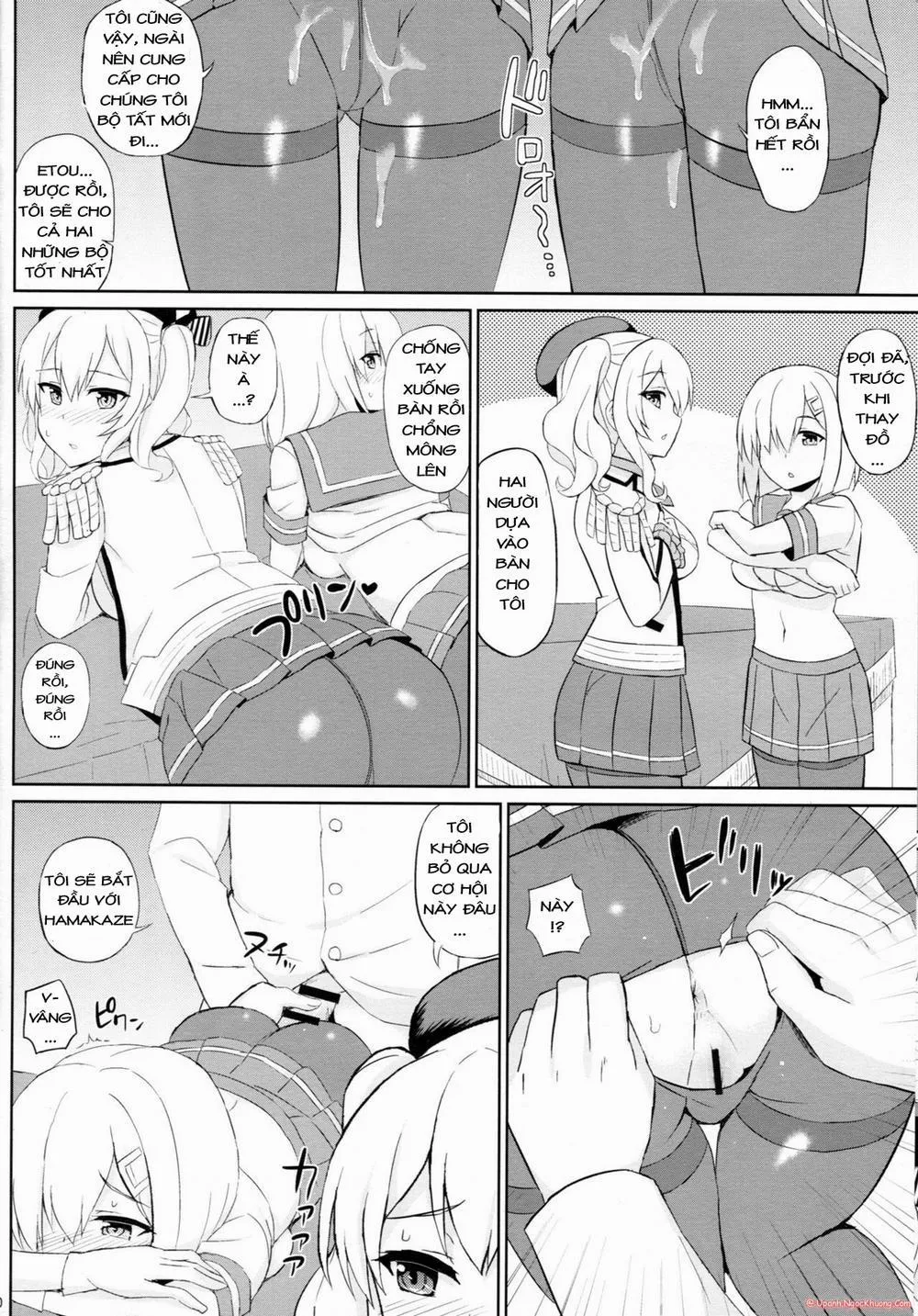 HentaiVN.net - Ảnh 10 - Teitoku-san, Tights Soubi wa Shiyou desu! (Kantai Collection - KanColle) - Chap 1