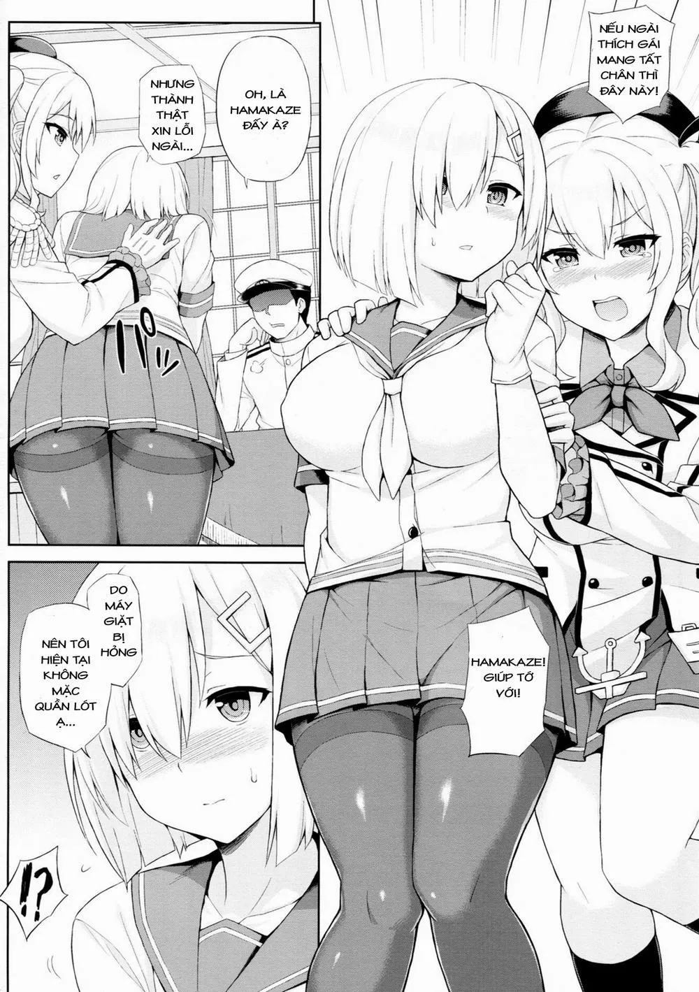 HentaiVN.net - Ảnh 4 - Teitoku-san, Tights Soubi wa Shiyou desu! (Kantai Collection - KanColle) - Chap 1