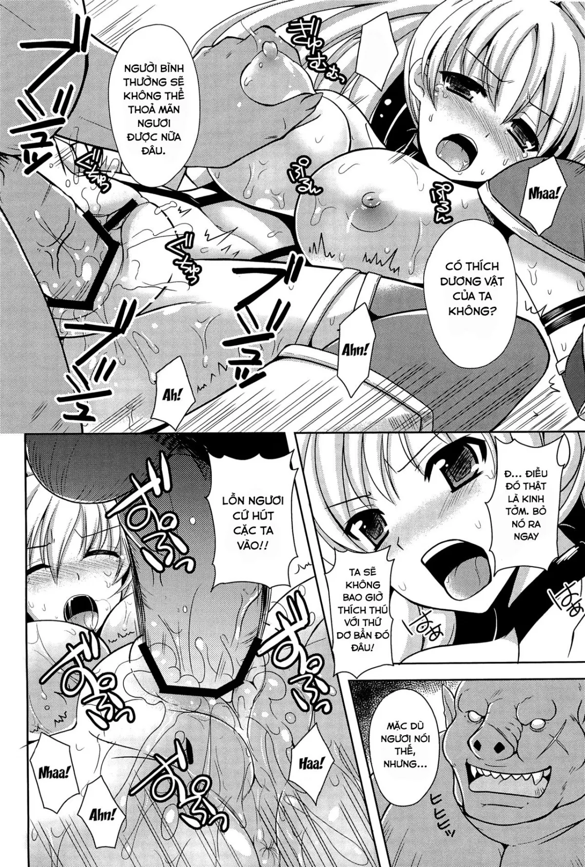 HentaiVN.net - Ảnh 17 - Onna Senshi o Haramasero [Fuck The Female Warrior] - Chap 1