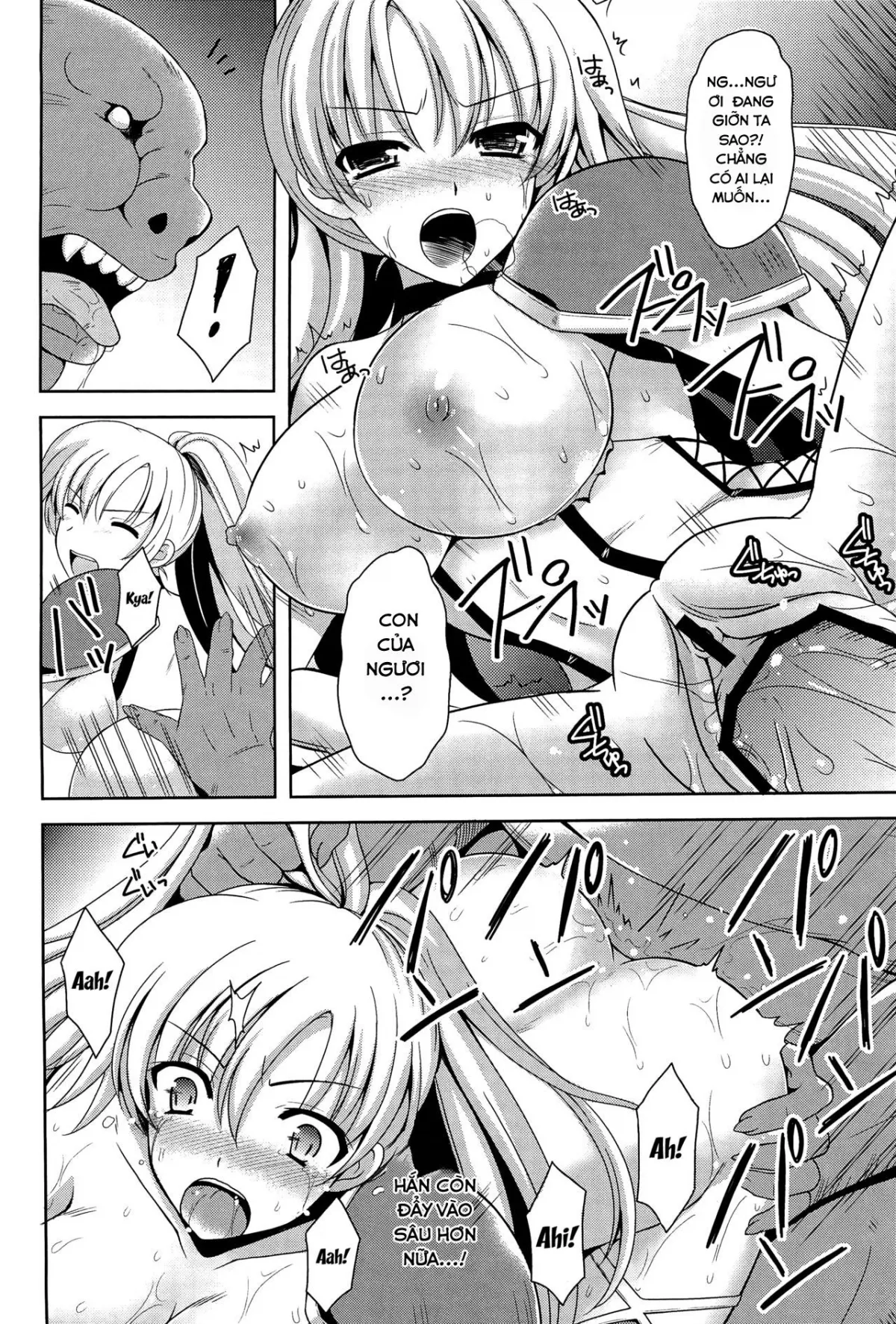 HentaiVN.net - Ảnh 21 - Onna Senshi o Haramasero [Fuck The Female Warrior] - Chap 1