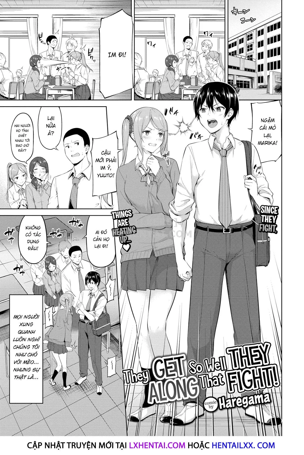 HentaiVN.net - Ảnh 3 - They Get Along So Well That They Fight! [Comic Bavel 2020-12] - Chap 1