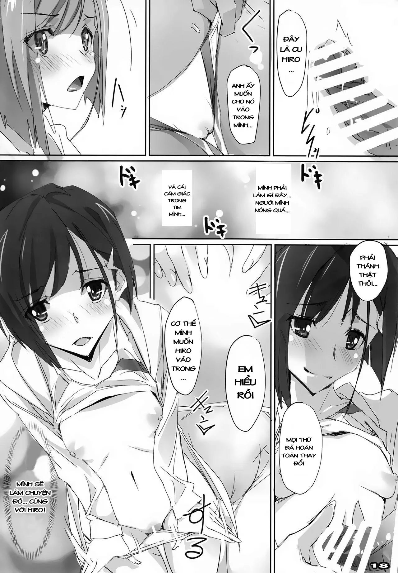 HentaiVN.net - Ảnh 18 - Strawberry Condensed Milk (DARLING in the FRANXX) - Chap 1