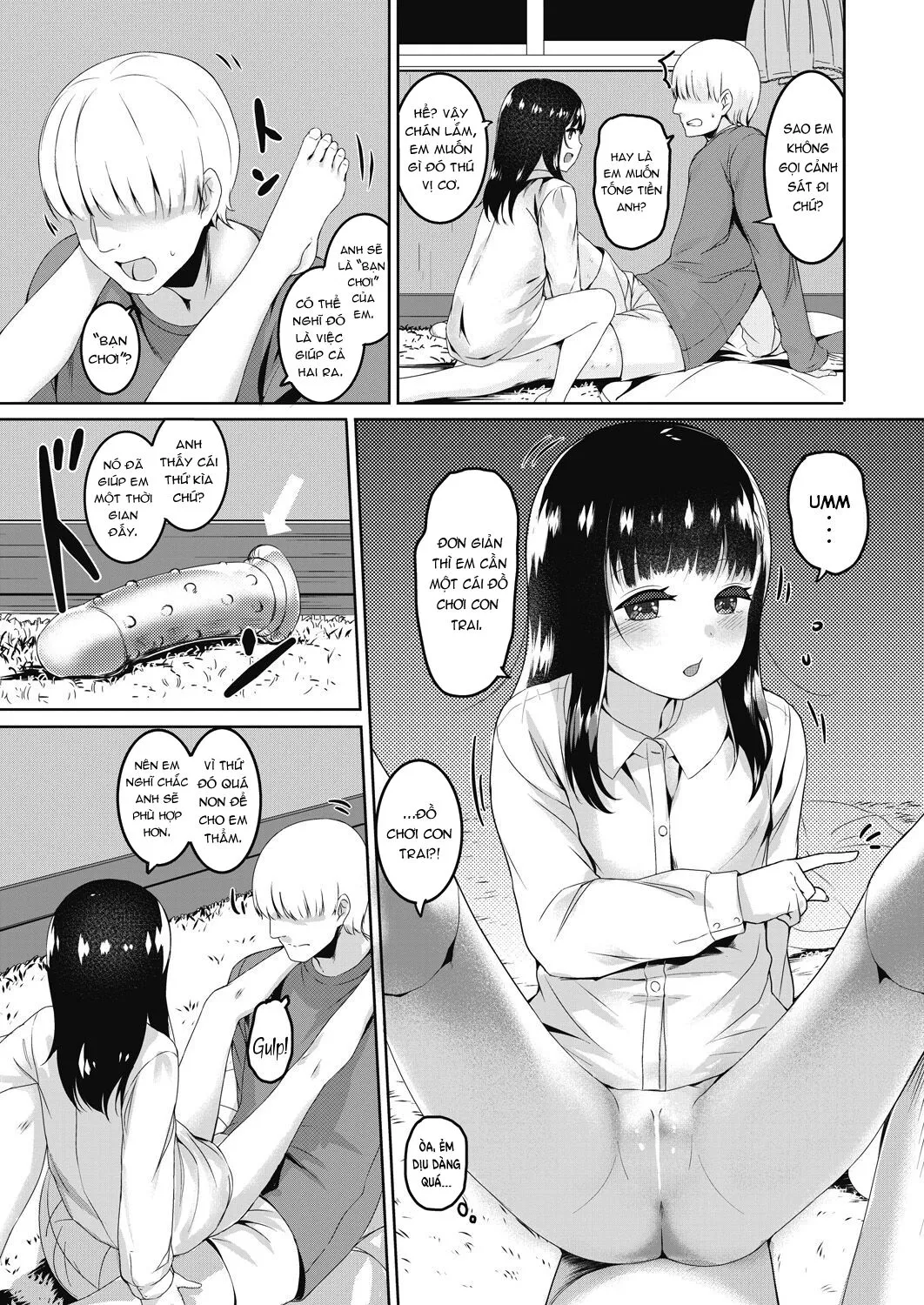 HentaiVN.net - Ảnh 5 - Đồ chơi (con trai) mới của tôi thật sướng. [Atarashii Omocha wa Yowayowa Onii-san ; My Newest Boy-Toy Is A Total] - Chap 1