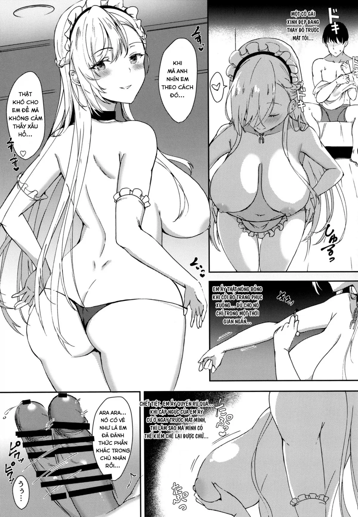 HentaiVN.net - Ảnh 7 - Belfast no Dakigokochi (Azur Lane) [ベルファストのだきごこち] - Chap 1