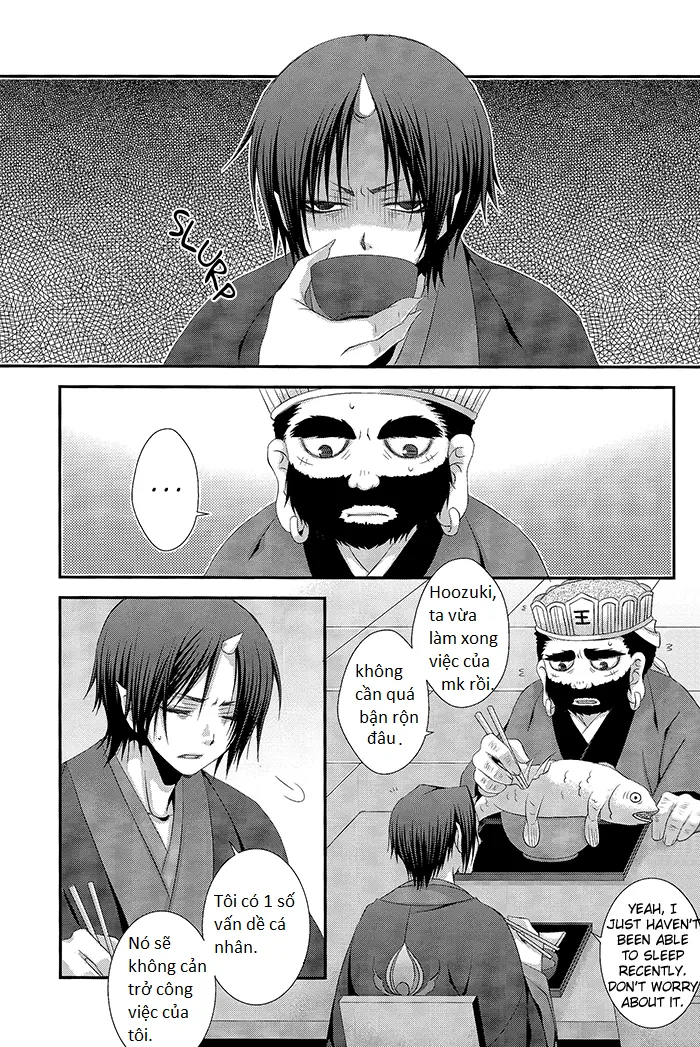 HentaiVN.net - Ảnh 16 - Phụ tá diêm vương (Hoozuki no Reitetsu) [Oni No Kusabi Ni Warau] - Chap 6