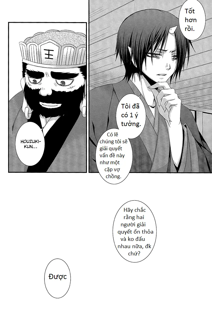 HentaiVN.net - Ảnh 19 - Phụ tá diêm vương (Hoozuki no Reitetsu) [Oni No Kusabi Ni Warau] - Chap 6