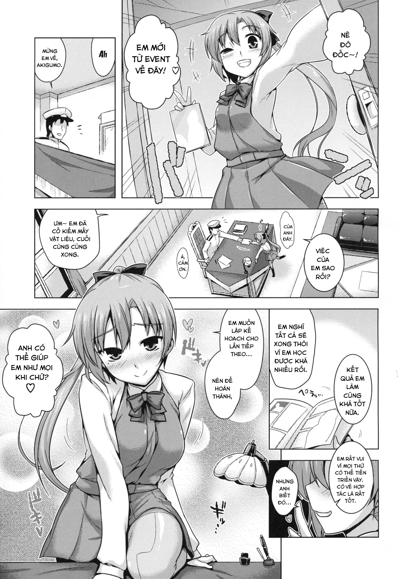 HentaiVN.net - Ảnh 3 - Akigumo Sensei's Thin Book (Kantai Collection -KanColle-) [Akigumo Sensei no Usuihon; 秋雲先生の薄い本] - Chap 1