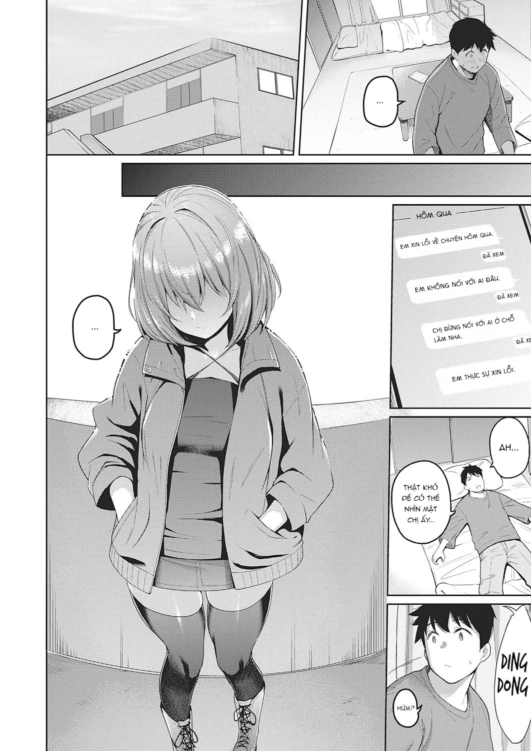 HentaiVN.net - Ảnh 10 - Tiền bối của tôi thật dễ thương! [Senpai no Kawaii Tokoro;The Cute Parts About My Senpai;先輩の可愛いところ] - Chap 1