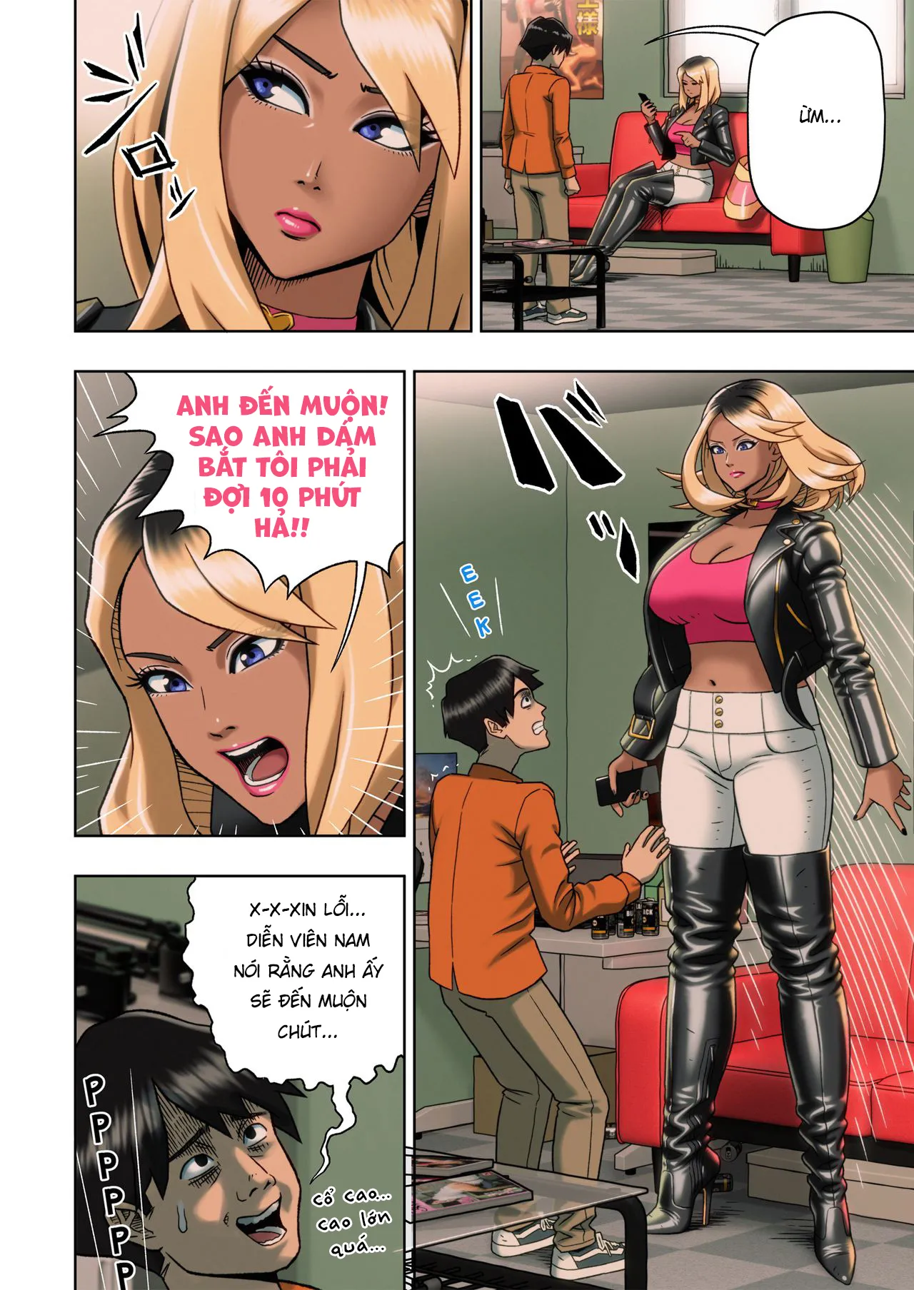 HentaiVN.net - Ảnh 8 - Black Gyaru Bondage [Kuro Gal Bondage: Enka Boots no Manga] - Chap 1