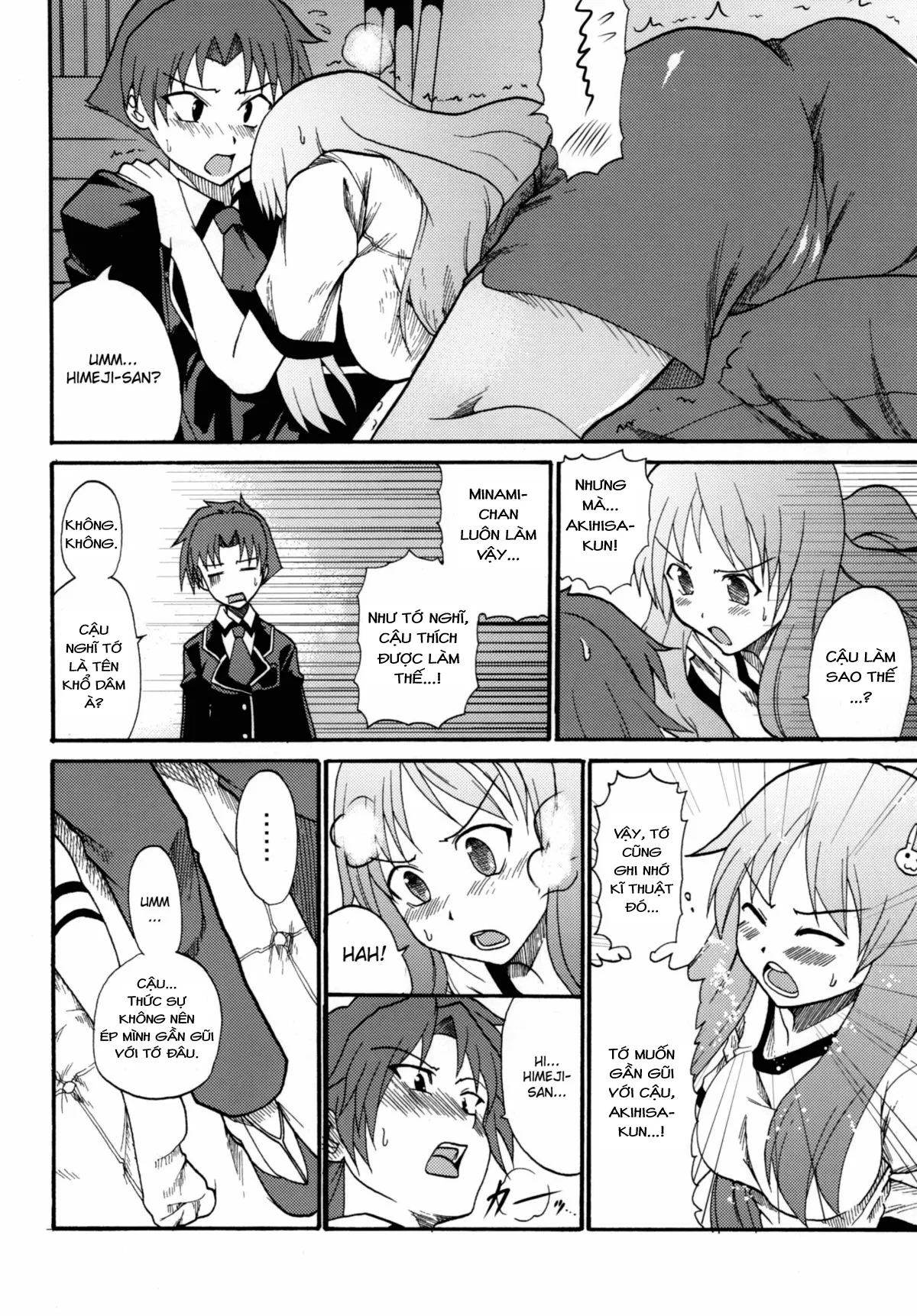 HentaiVN.net - Ảnh 8 - Baka★Go★Fuck (Baka to Test to Shoukanjuu) - Chap 1