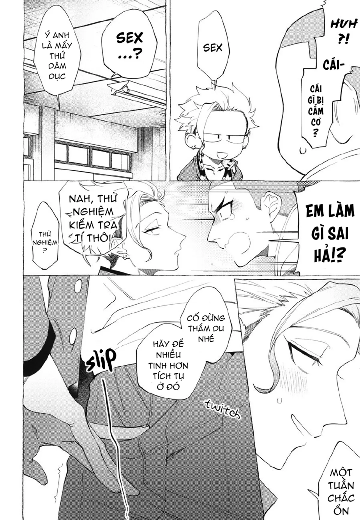 HentaiVN.net - Ảnh 7 - Shitsuraku Banchou - Mr.Degeneration - Chap 1