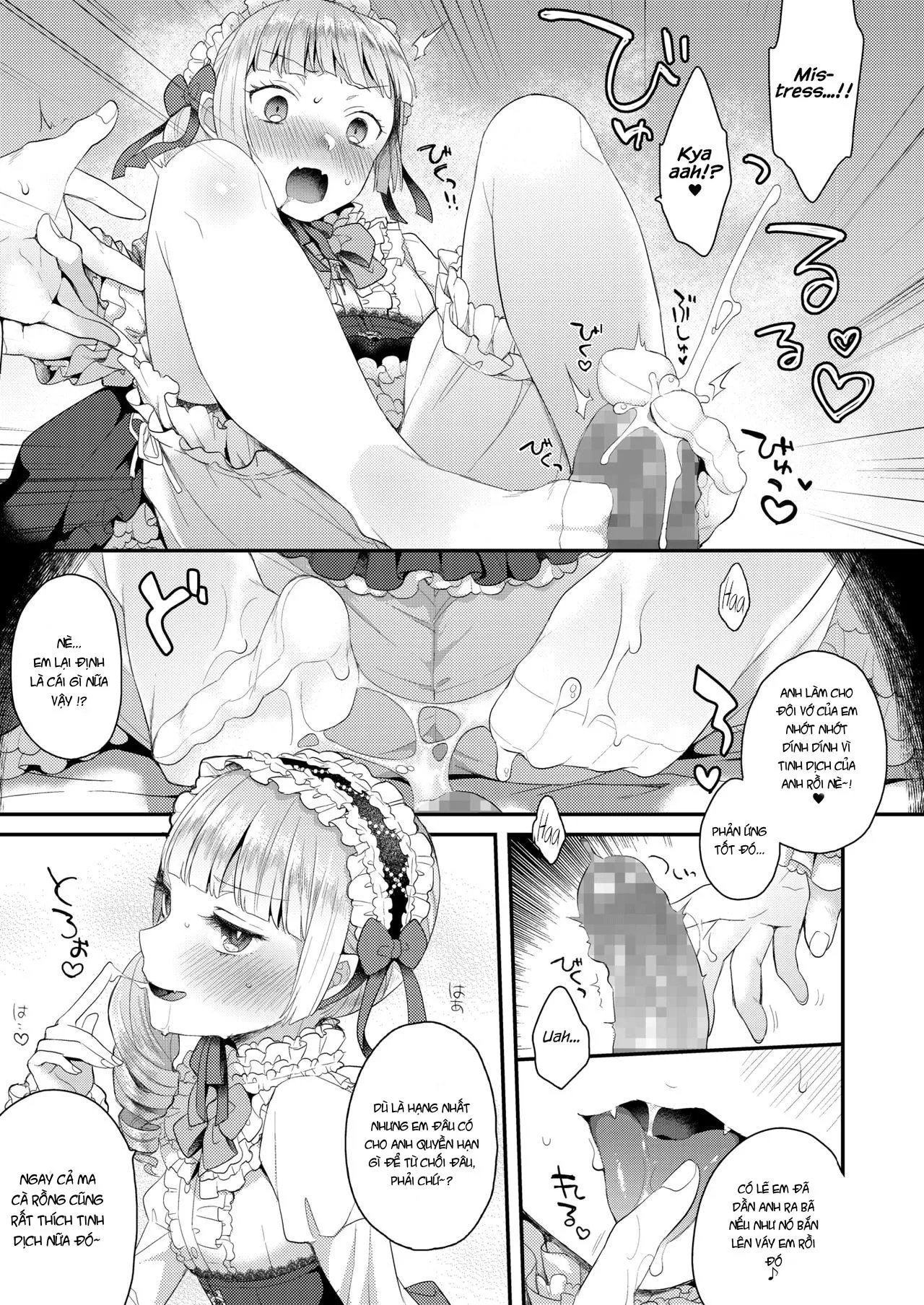 HentaiVN.net - Ảnh 9 - Bé Loli Phải Chịu Khuất Phục Trước Con Cá Chà Bặc ! [Yamiyo no Yakata no Vampire] - Chap 1