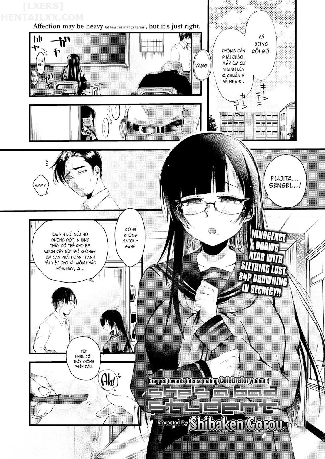 HentaiVN.net - Ảnh 4 - She’s a Bad Student - Chap 1