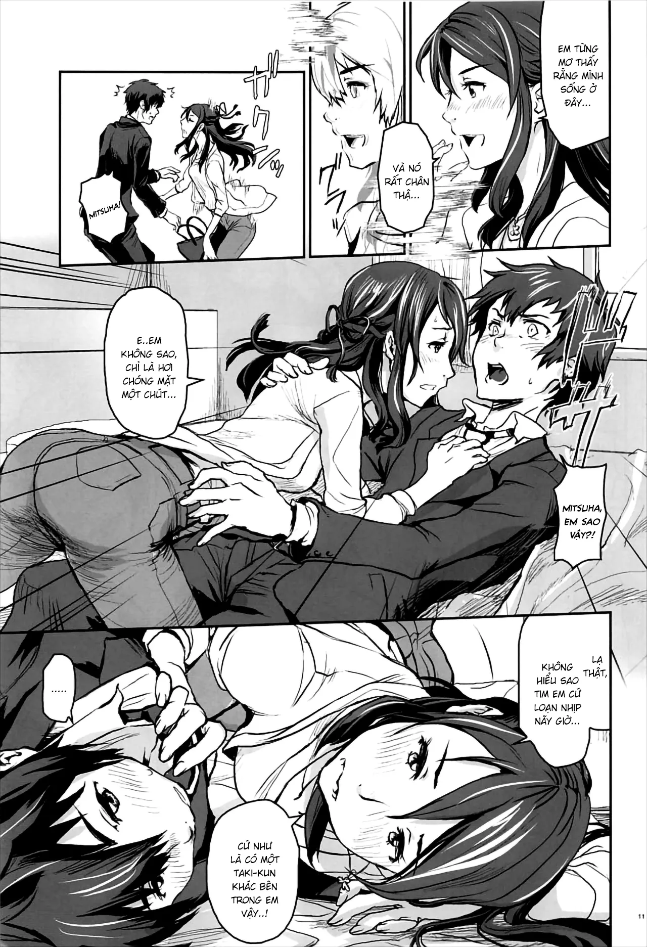 HentaiVN.net - Ảnh 11 - Kimi no Naka wa [君の中は。] - Chap 1