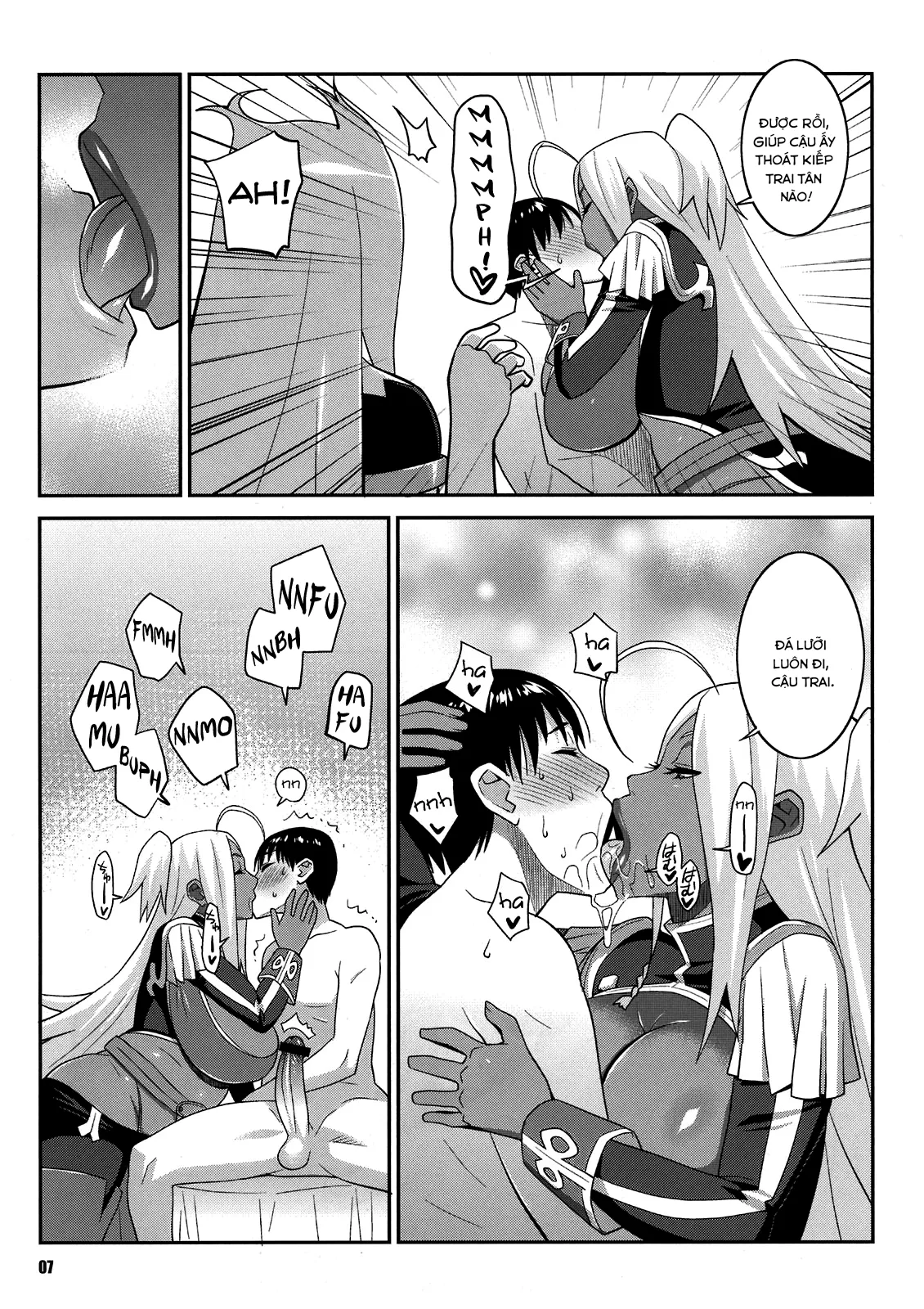 HentaiVN.net - Ảnh 4 - Đêm giao thừa may mắn của cậu trai tân [Machina & Garnet to Toshikoshi SEX Zanmai 2] - Chap 1