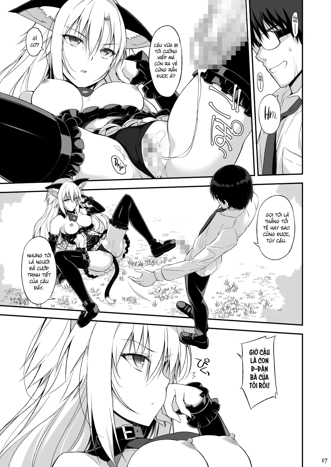 HentaiVN.net - Ảnh 16 - Mèo Và Đầy Tớ [Neko to Geboku, Cat and Servant] - Chap 1