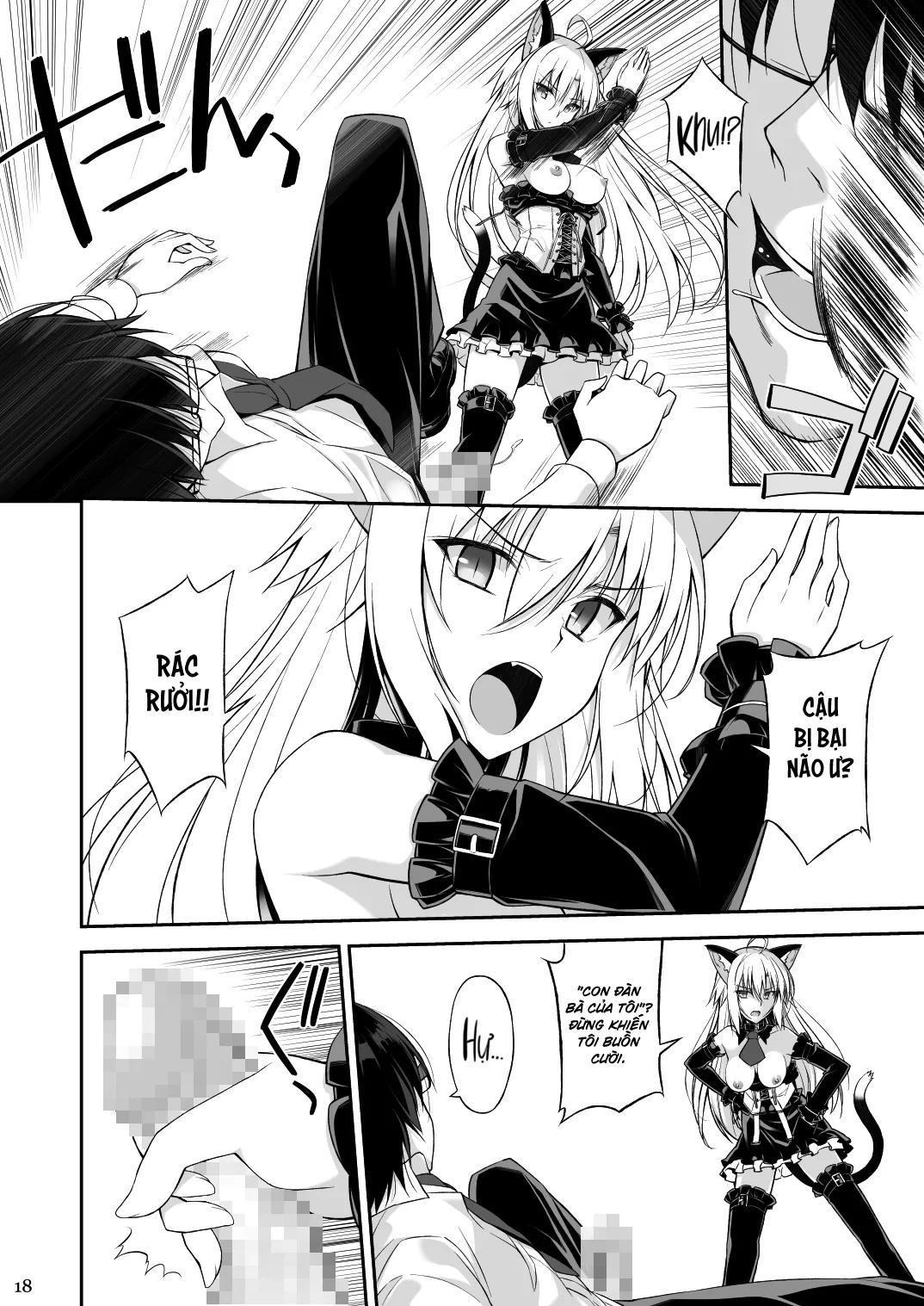 HentaiVN.net - Ảnh 17 - Mèo Và Đầy Tớ [Neko to Geboku, Cat and Servant] - Chap 1