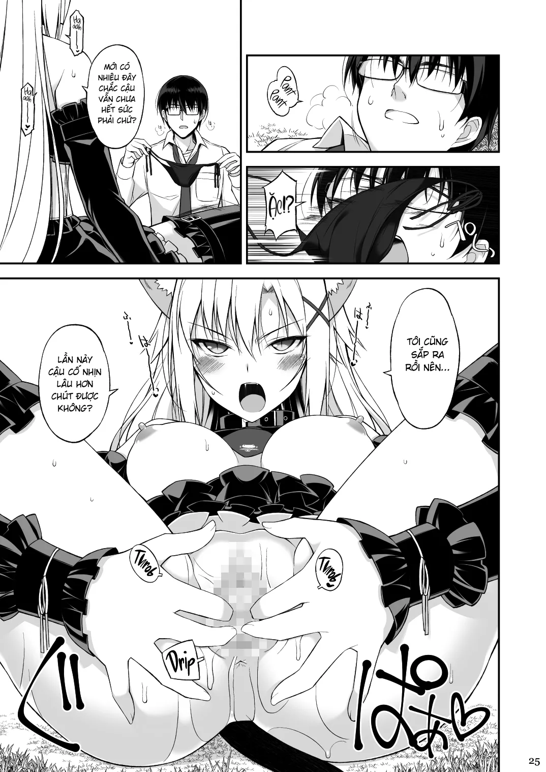HentaiVN.net - Ảnh 24 - Mèo Và Đầy Tớ [Neko to Geboku, Cat and Servant] - Chap 1