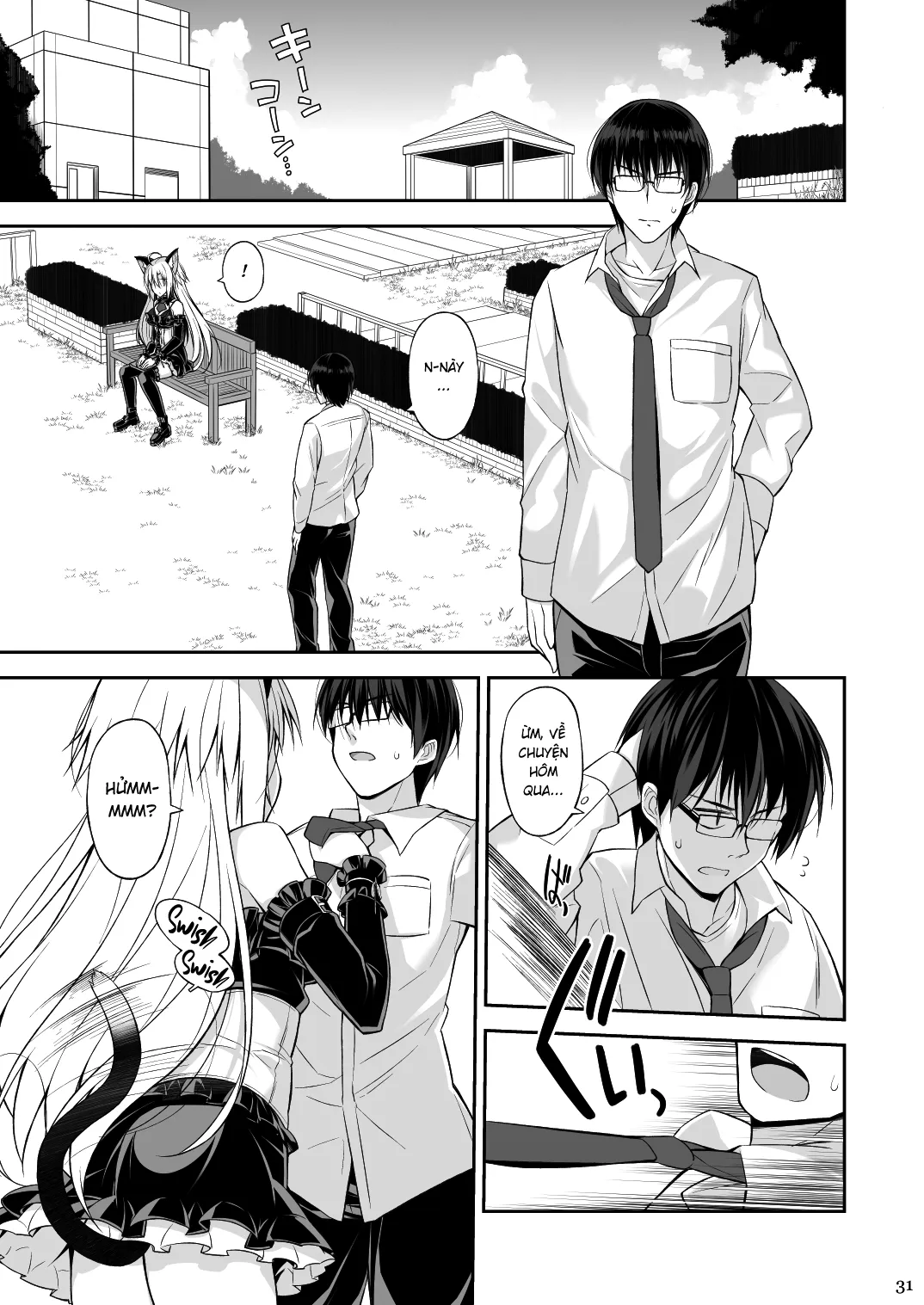 HentaiVN.net - Ảnh 30 - Mèo Và Đầy Tớ [Neko to Geboku, Cat and Servant] - Chap 1