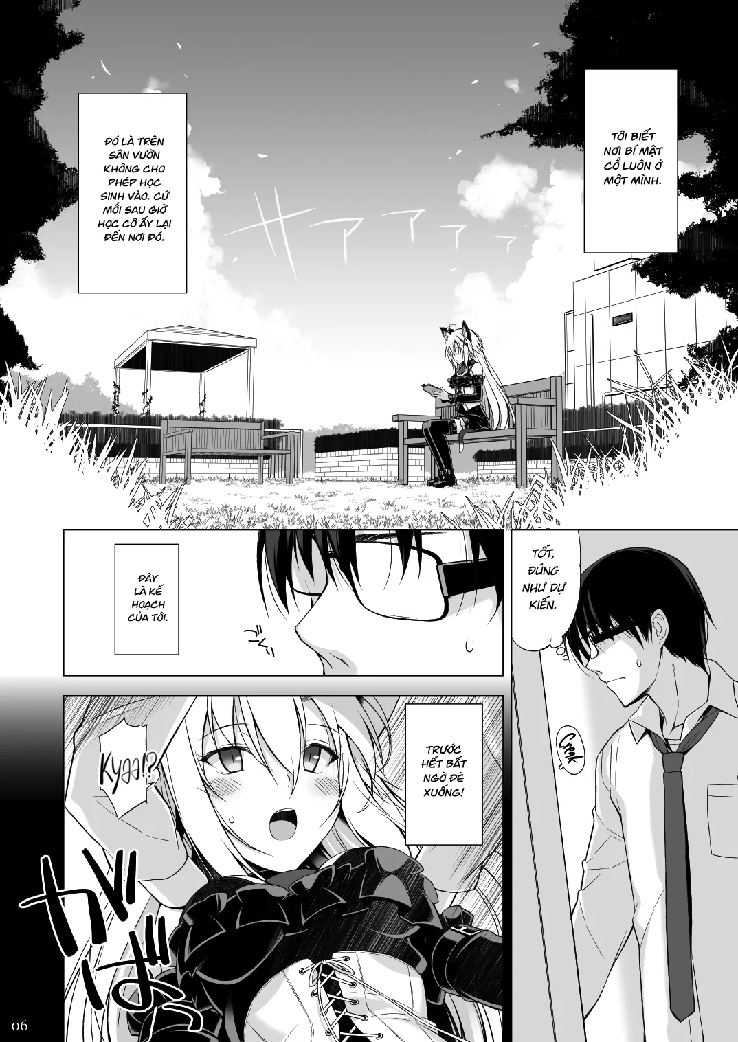 HentaiVN.net - Ảnh 5 - Mèo Và Đầy Tớ [Neko to Geboku, Cat and Servant] - Chap 1
