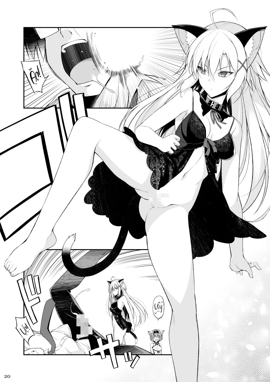 HentaiVN.net - Ảnh 19 - Mèo Và Đầy Tớ [Neko to Geboku, Cat and Servant] - Chap 2