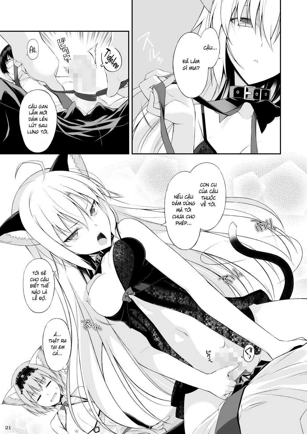 HentaiVN.net - Ảnh 20 - Mèo Và Đầy Tớ [Neko to Geboku, Cat and Servant] - Chap 2