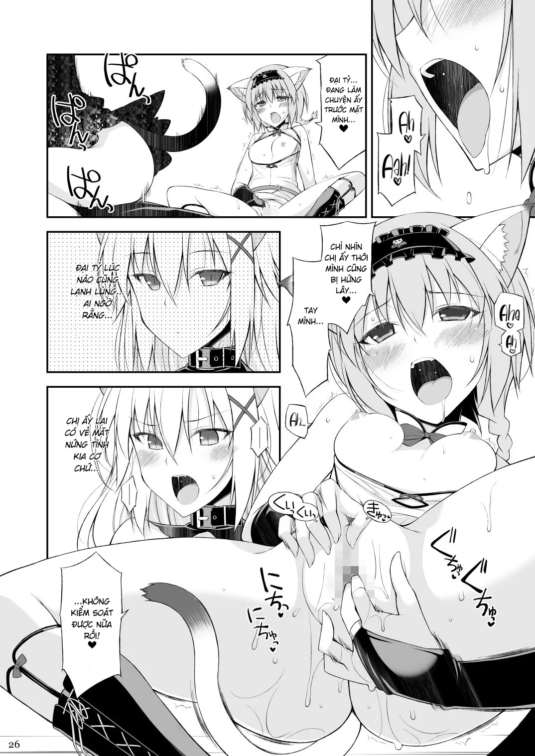 HentaiVN.net - Ảnh 25 - Mèo Và Đầy Tớ [Neko to Geboku, Cat and Servant] - Chap 2