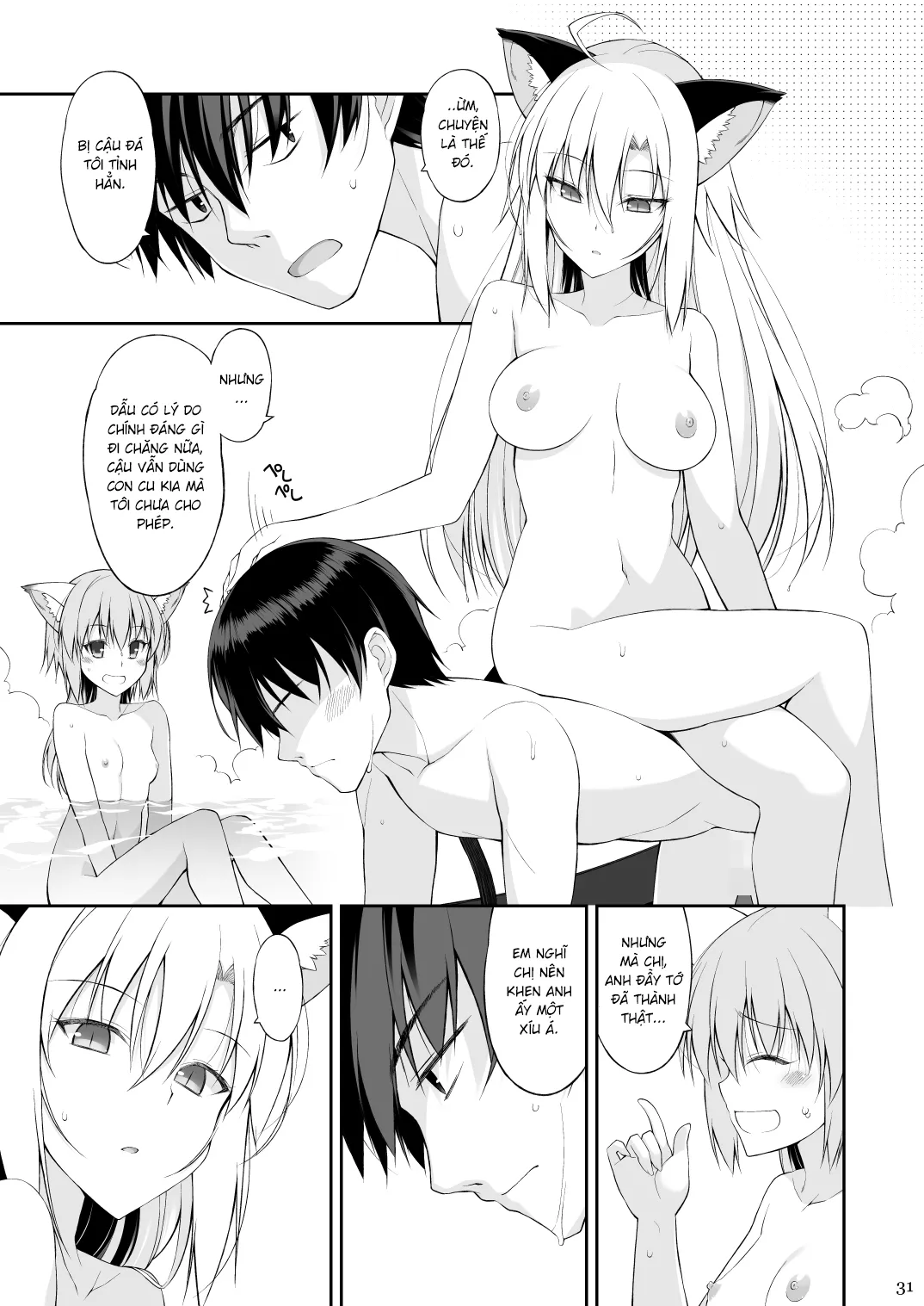 HentaiVN.net - Ảnh 30 - Mèo Và Đầy Tớ [Neko to Geboku, Cat and Servant] - Chap 2