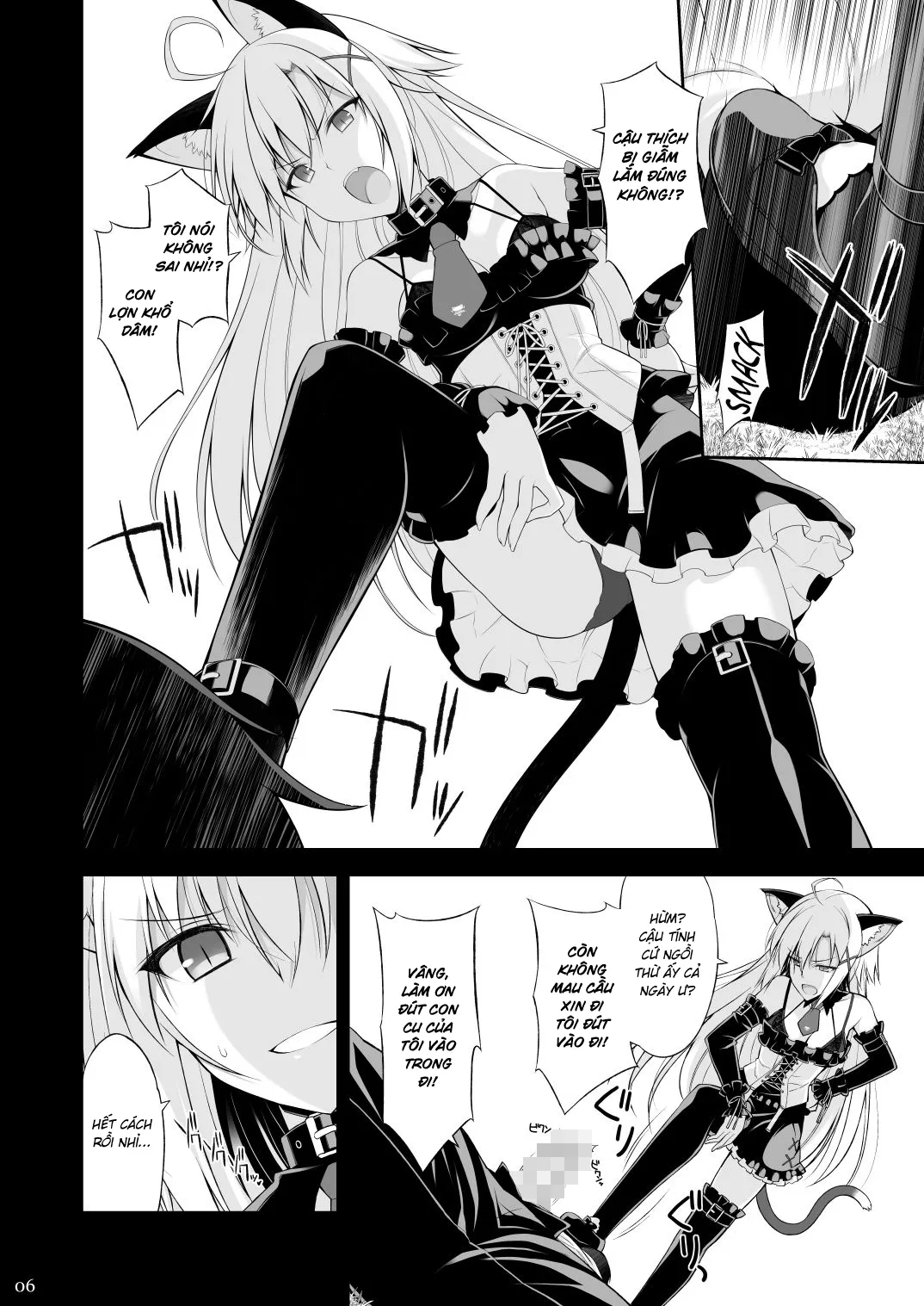 HentaiVN.net - Ảnh 5 - Mèo Và Đầy Tớ [Neko to Geboku, Cat and Servant] - Chap 2