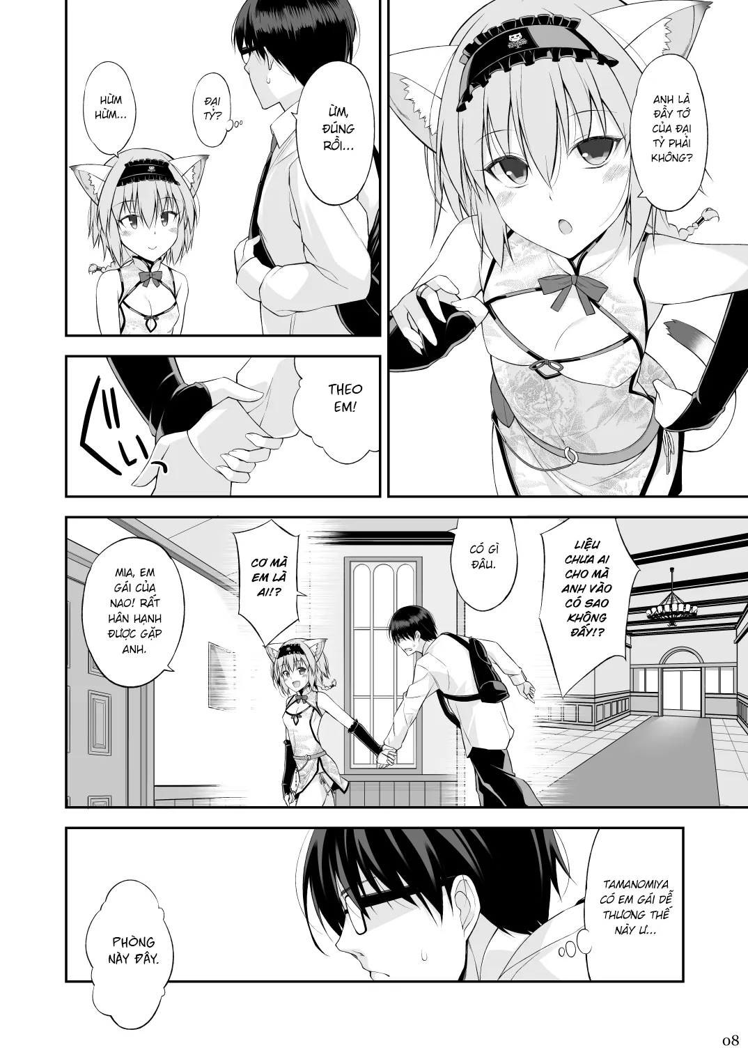 HentaiVN.net - Ảnh 7 - Mèo Và Đầy Tớ [Neko to Geboku, Cat and Servant] - Chap 2