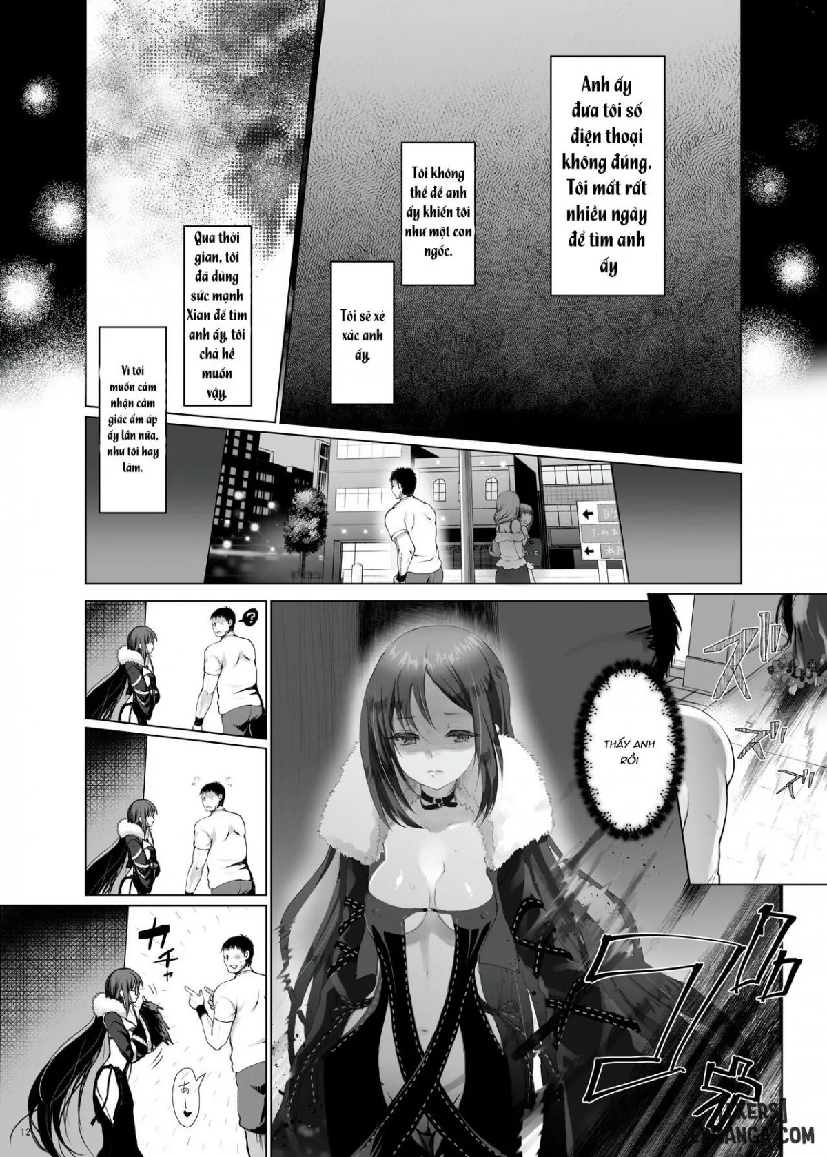 HentaiVN.net - Ảnh 11 - Konya Sabishii Hinageshi wa - Chap 1